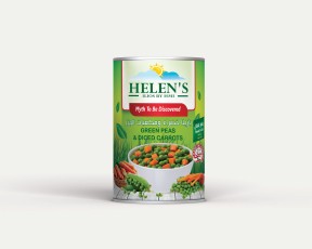 Green Pease and Diced Carrots
